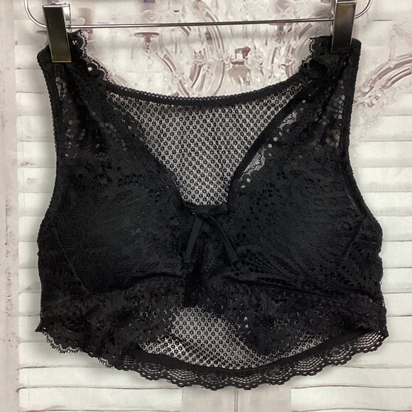 Coco Lingerie BLack Lace Sports Bra M - Picture 1 of 8